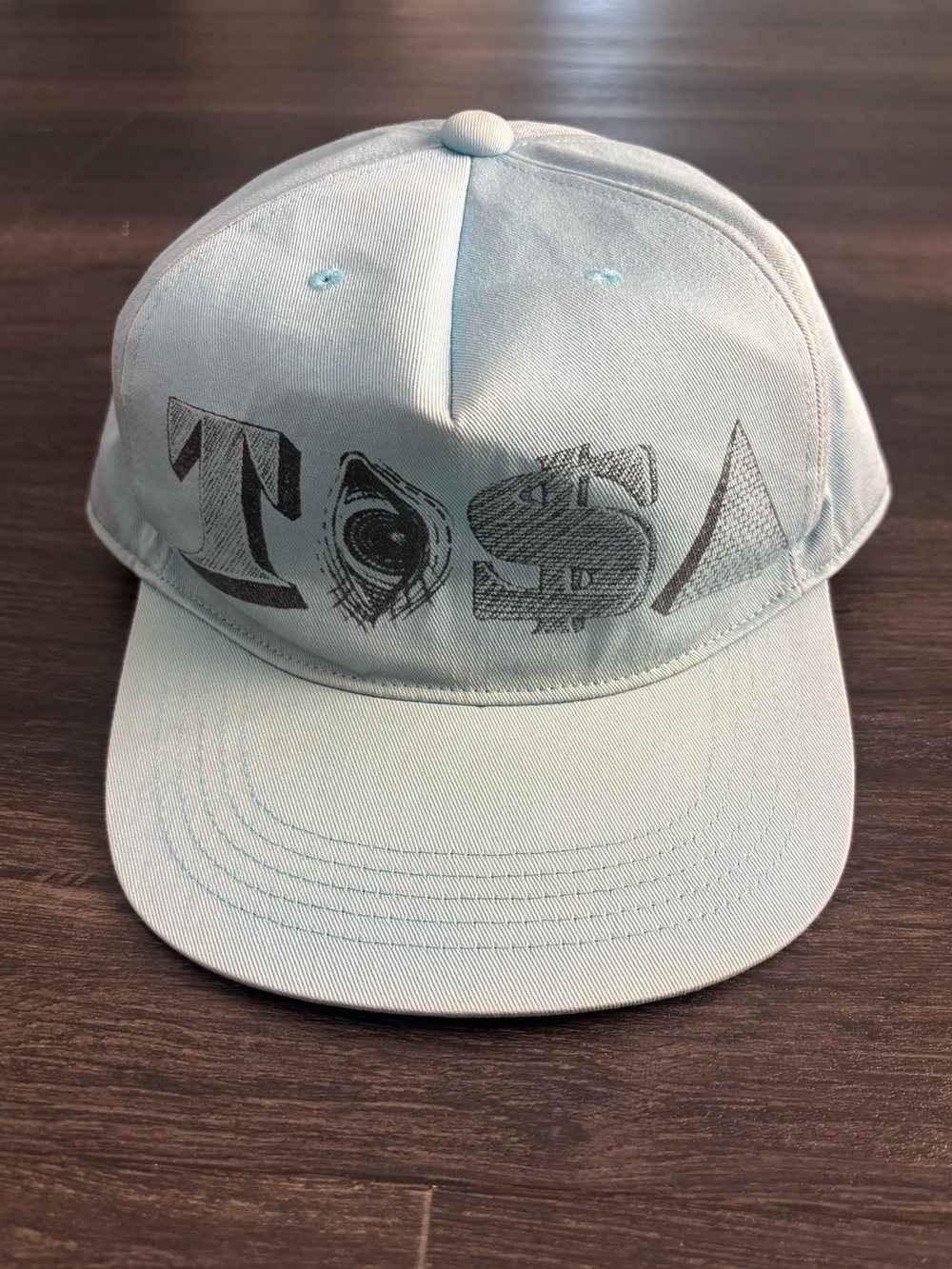 RARE Vintage TI$A TISA Blue Snap Back Hat